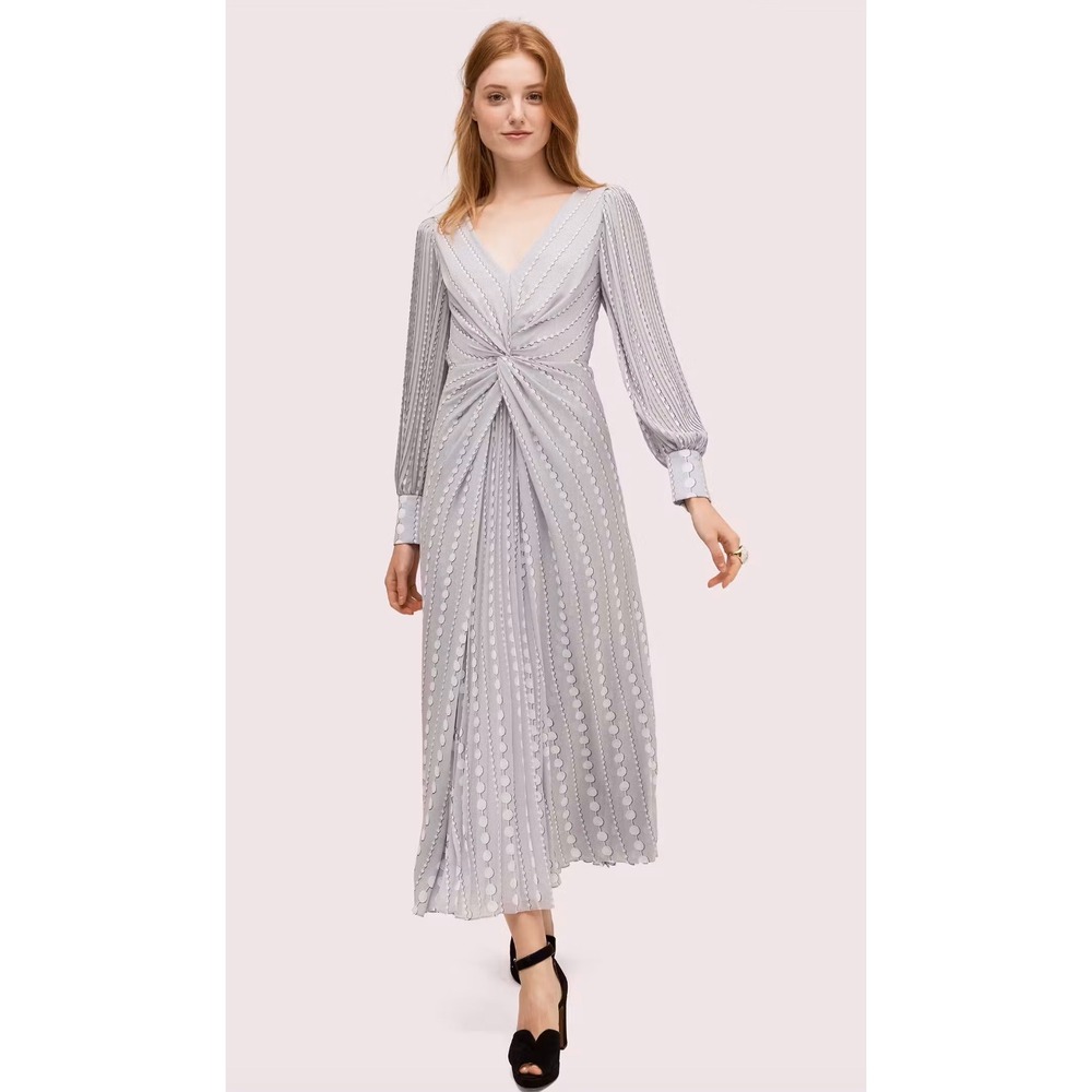 Kate‎ Spade Pearl Drops Degradé Midi Dress Moonglow 4